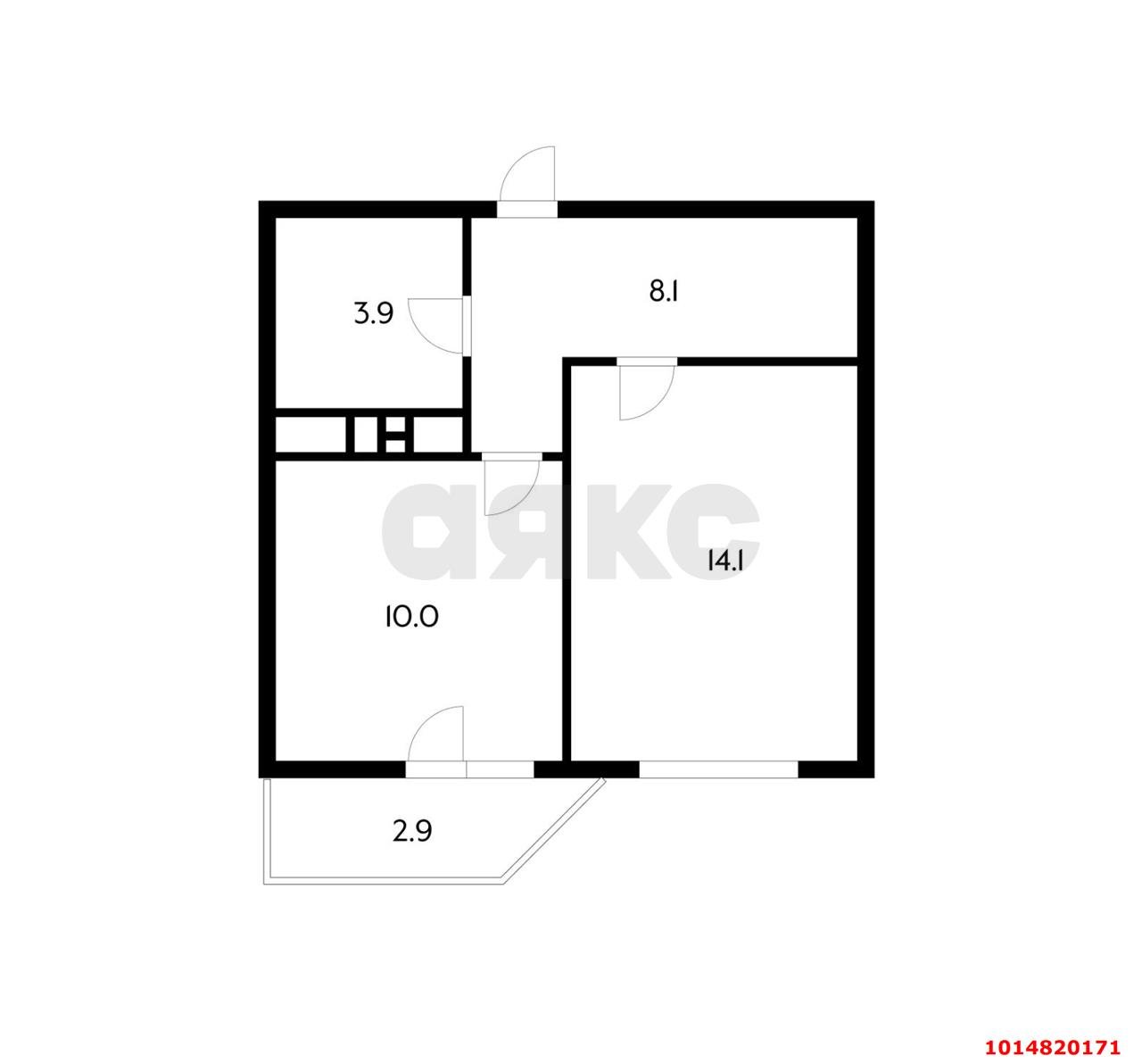 Фото №10: 1-комнатная квартира 42 м² - Краснодар, ЖК Три Кита, ул. Московская, 131к2