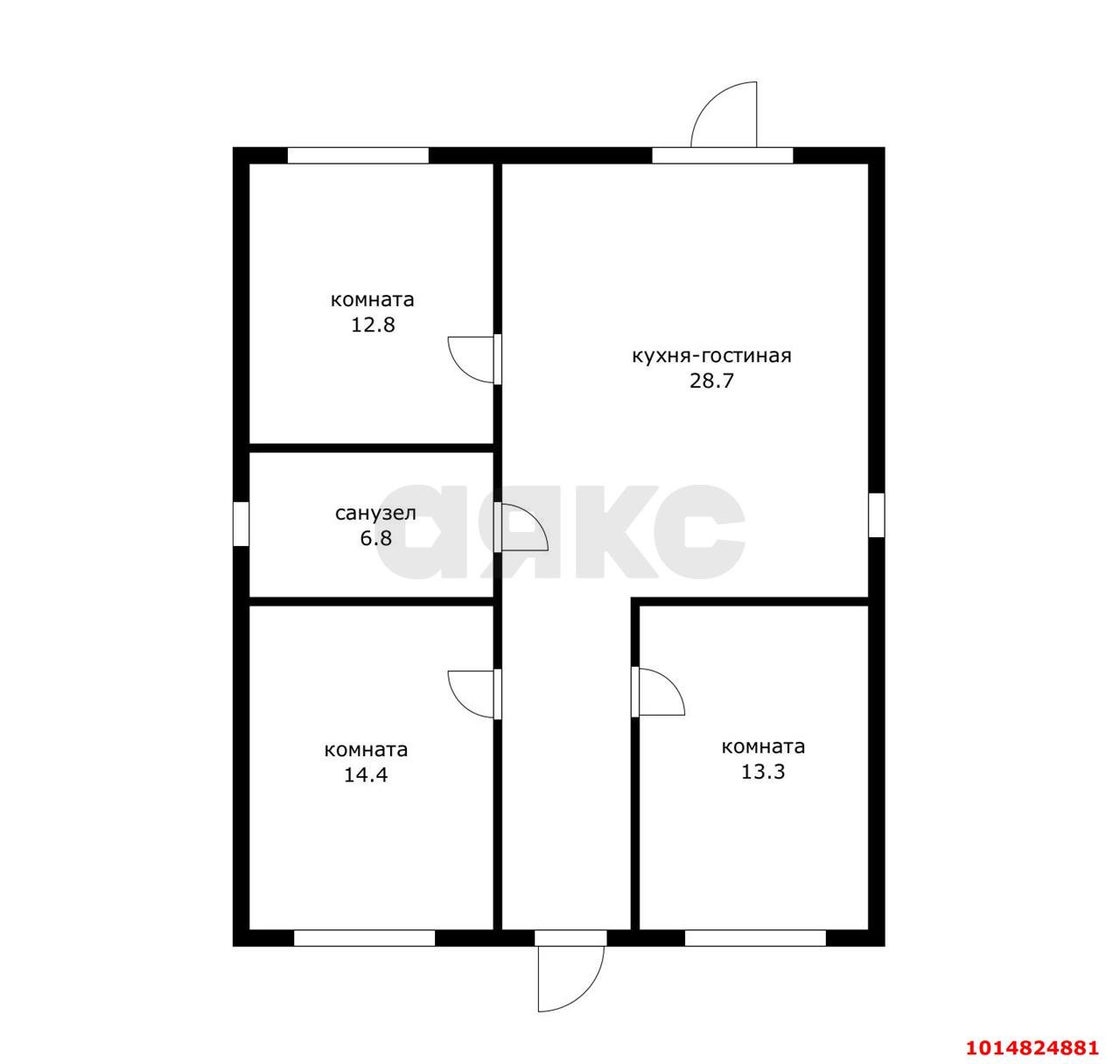 Фото №12: Дом 83 м² + 6 сот. - Козет, ул. Майкопская, 17