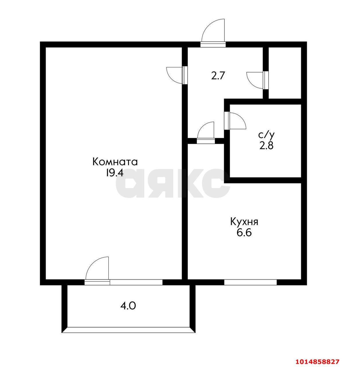Фото №6: 1-комнатная квартира 37 м² - Краснодар, Юбилейный, пр-кт Чекистов, 7/1
