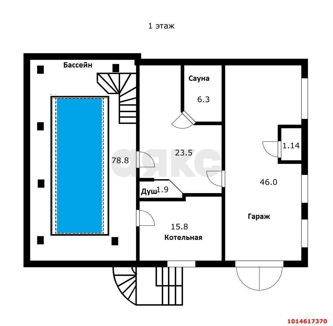 Фото №19: Дом 427 м² + 5.66 сот. - Краснодар, Фестивальный, пер. Ильский, 21
