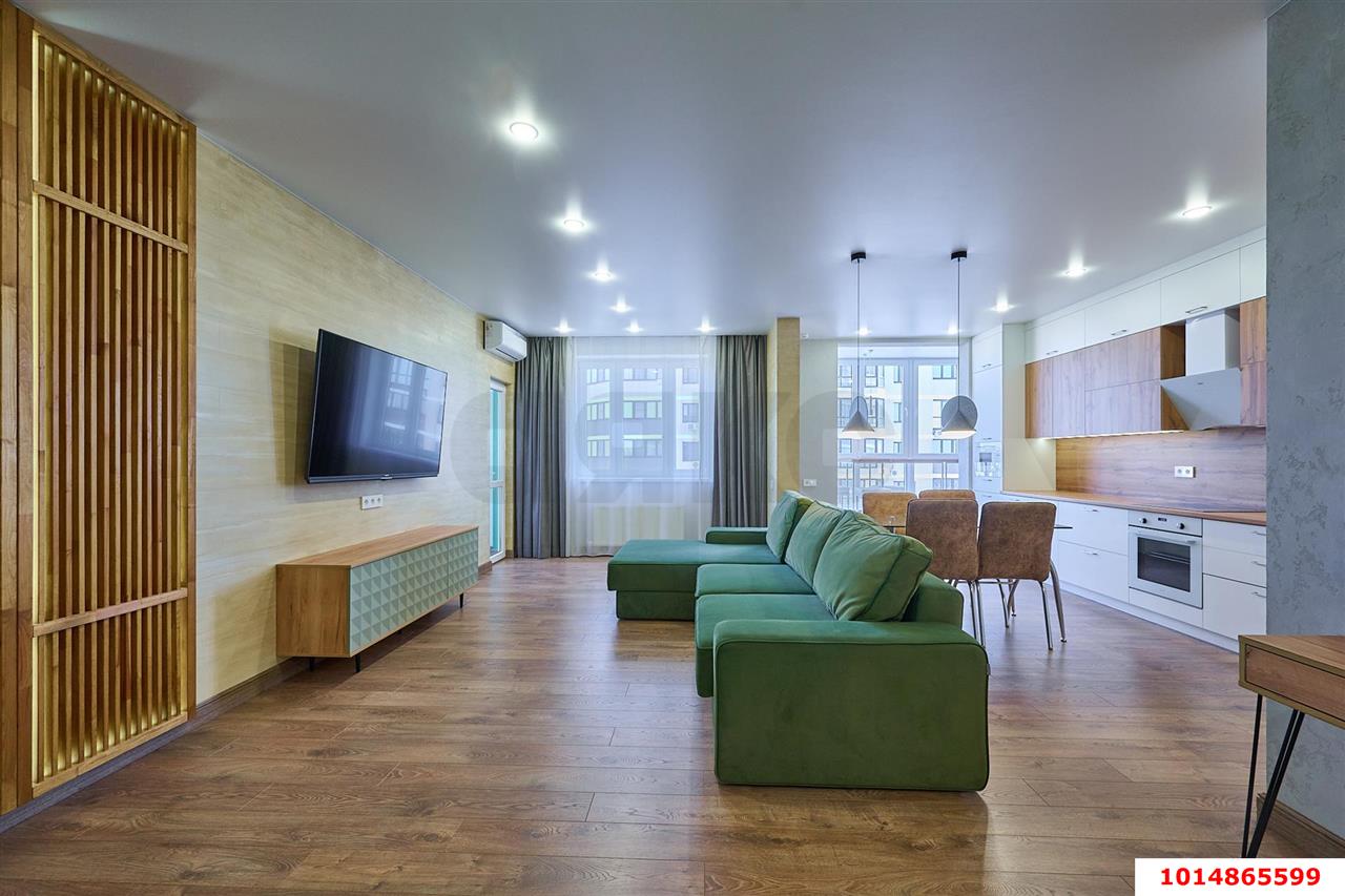 Фото №1: 3-комнатная квартира 106 м² - Краснодар, ЖК На Высоте, ул. Каляева, 263/4к1