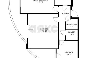 Фото №2: 2-комнатная квартира 78 м² - Краснодар, ж/м Пашковский, ул. Леонида Лаврова, 8к1ск4