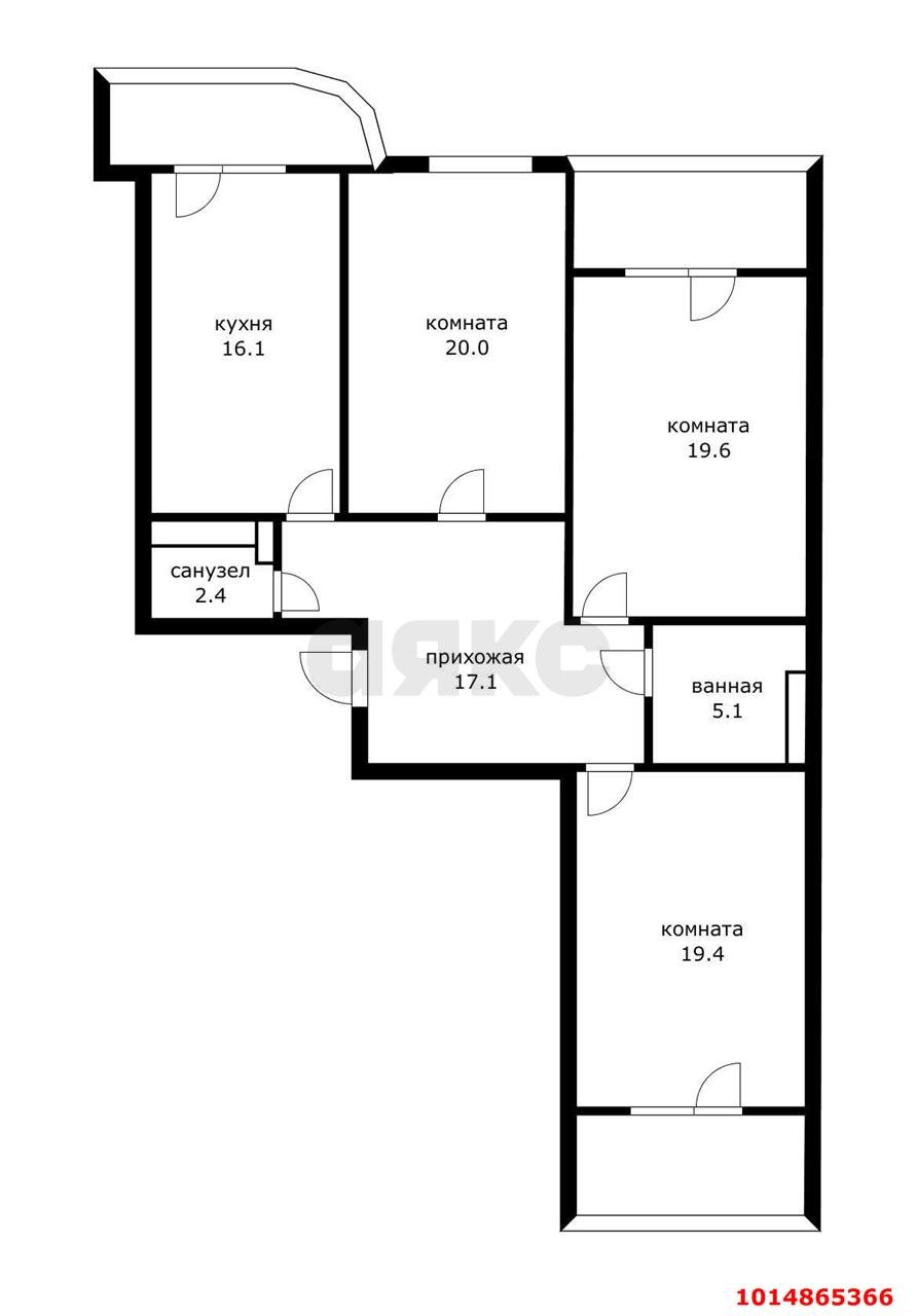 Фото №20: 3-комнатная квартира 115 м² - Краснодар, Западный внутригородской округ, ул. Кожевенная, 22