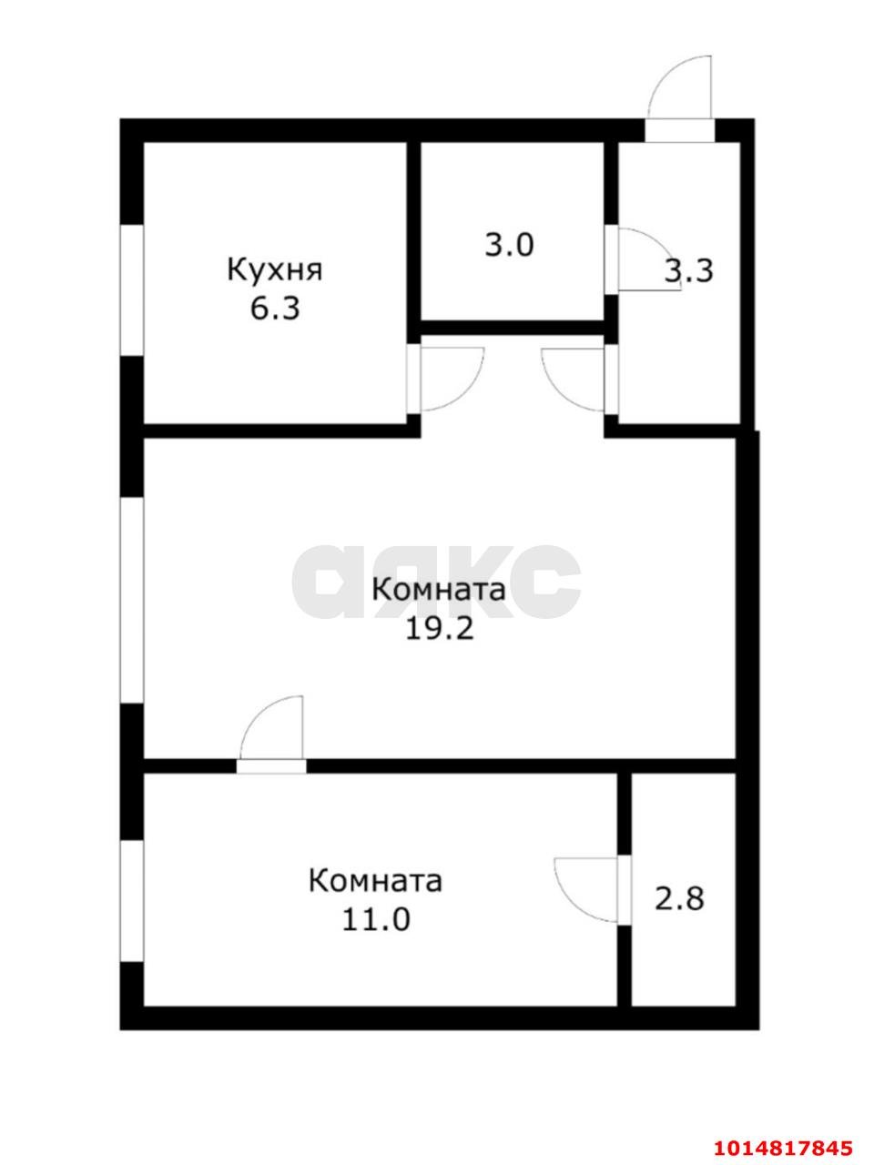 Фото №5: 2-комнатная квартира 45 м² - Краснодар, Центральный, ул. Котовского, 92