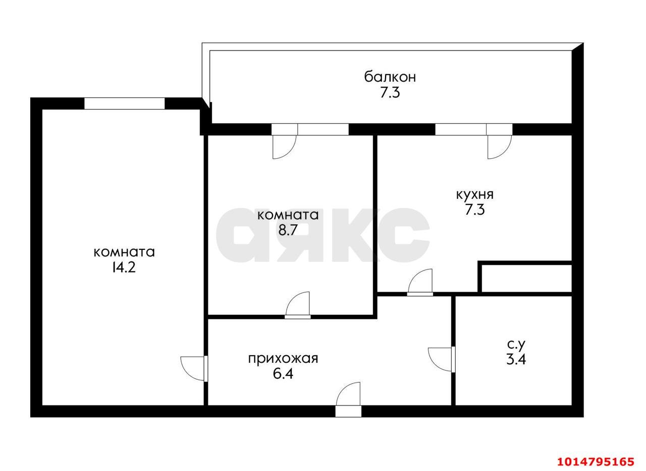 Фото №12: 2-комнатная квартира 40 м² - Краснодар, жилой комплекс Грани, ул. Западный Обход, 45