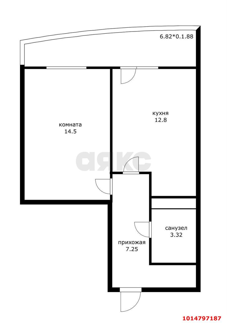 Фото №20: 1-комнатная квартира 45 м² - Краснодар, Прикубанский внутригородской округ, Фестивальный, мкр. ЖК Цветы, ул. Круговая, 4Вк5