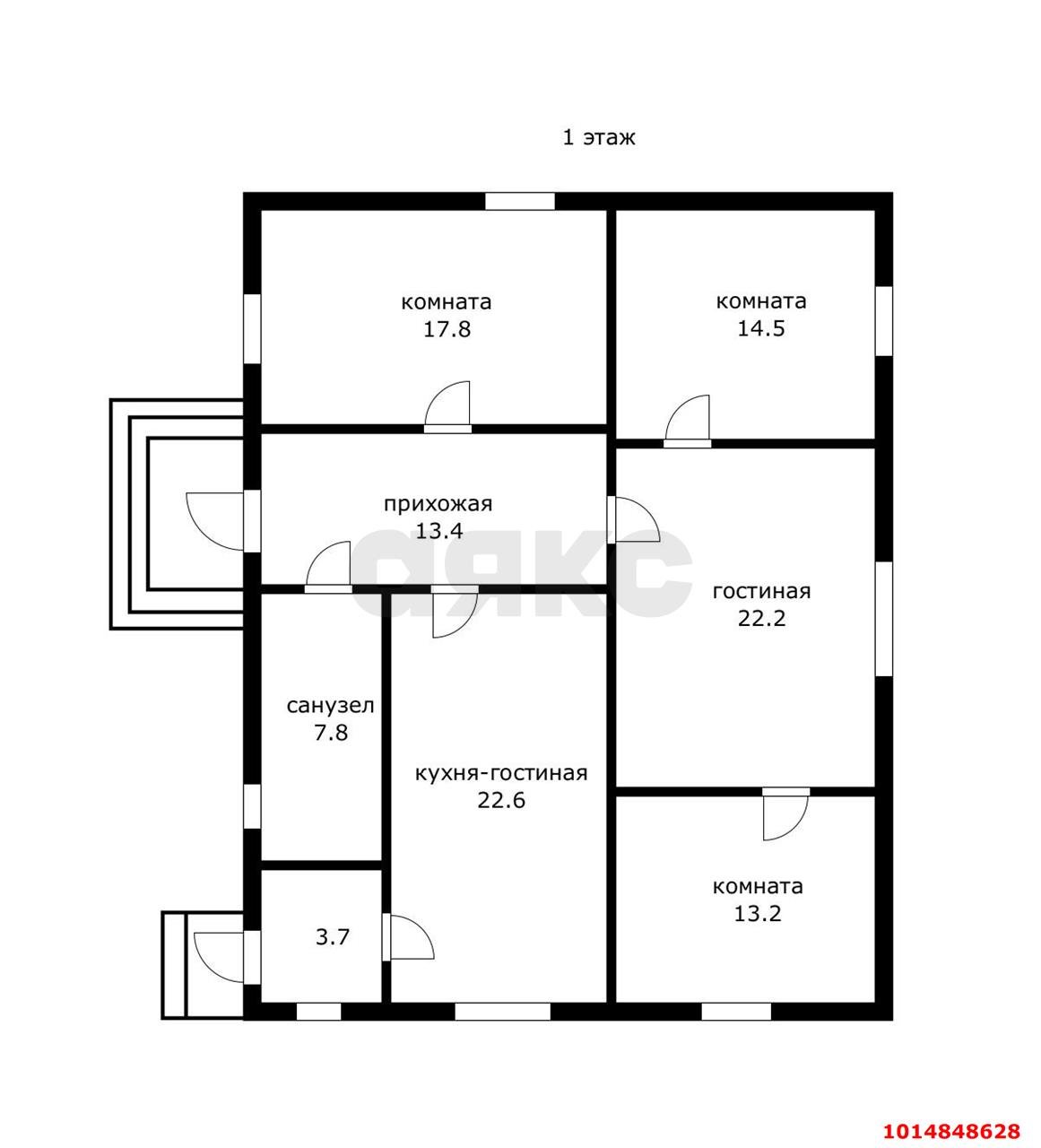 Фото №14: Дом 194 м² + 12 сот. - Лотос, мкр. Прикубанский внутригородской округ, ул. Абрикосовая, 37