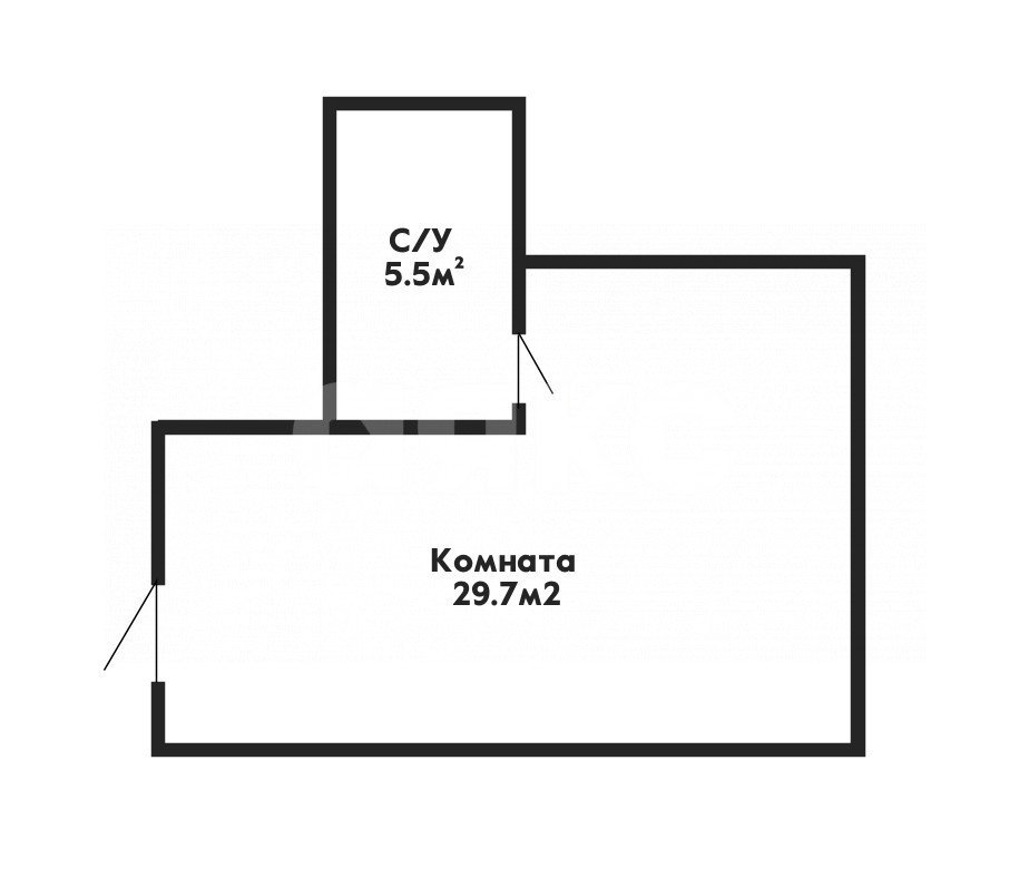 Фото №12: Студия 35 м² - Геленджик, Парус, ул. Грибоедова, 29