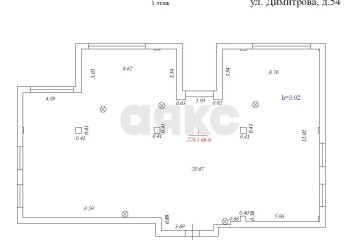 Фото №2: Торговое помещение 233 м² - Краснодар, мкр. Черёмушки, ул. Димитрова, 54