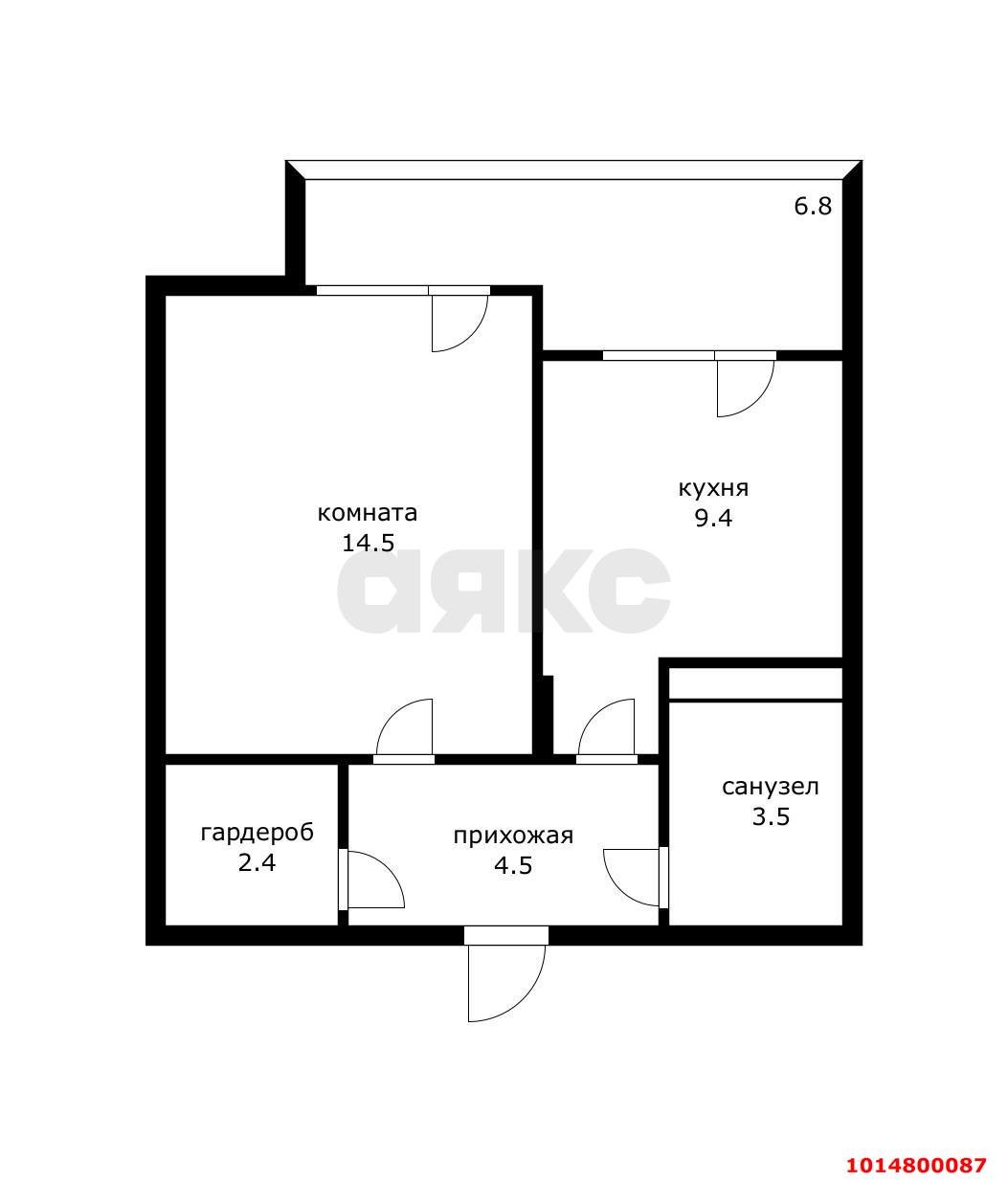Фото №9: 1-комнатная квартира 41 м² - Сукко, мкр. жилой комплекс Резиденция Утриш, ул. Лукоморья, 4