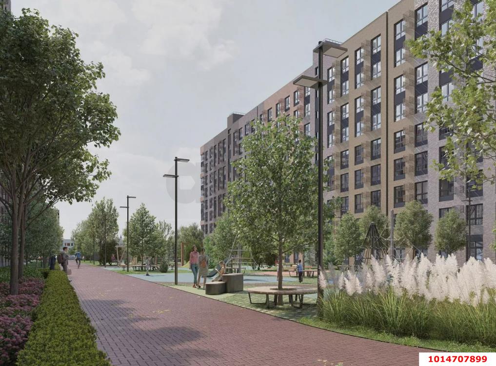 Фото №7: 2-комнатная квартира 54 м² - Краснодар, жилой комплекс Зелёная Территория, ул. имени Генерала Брусилова, 5лит1.2