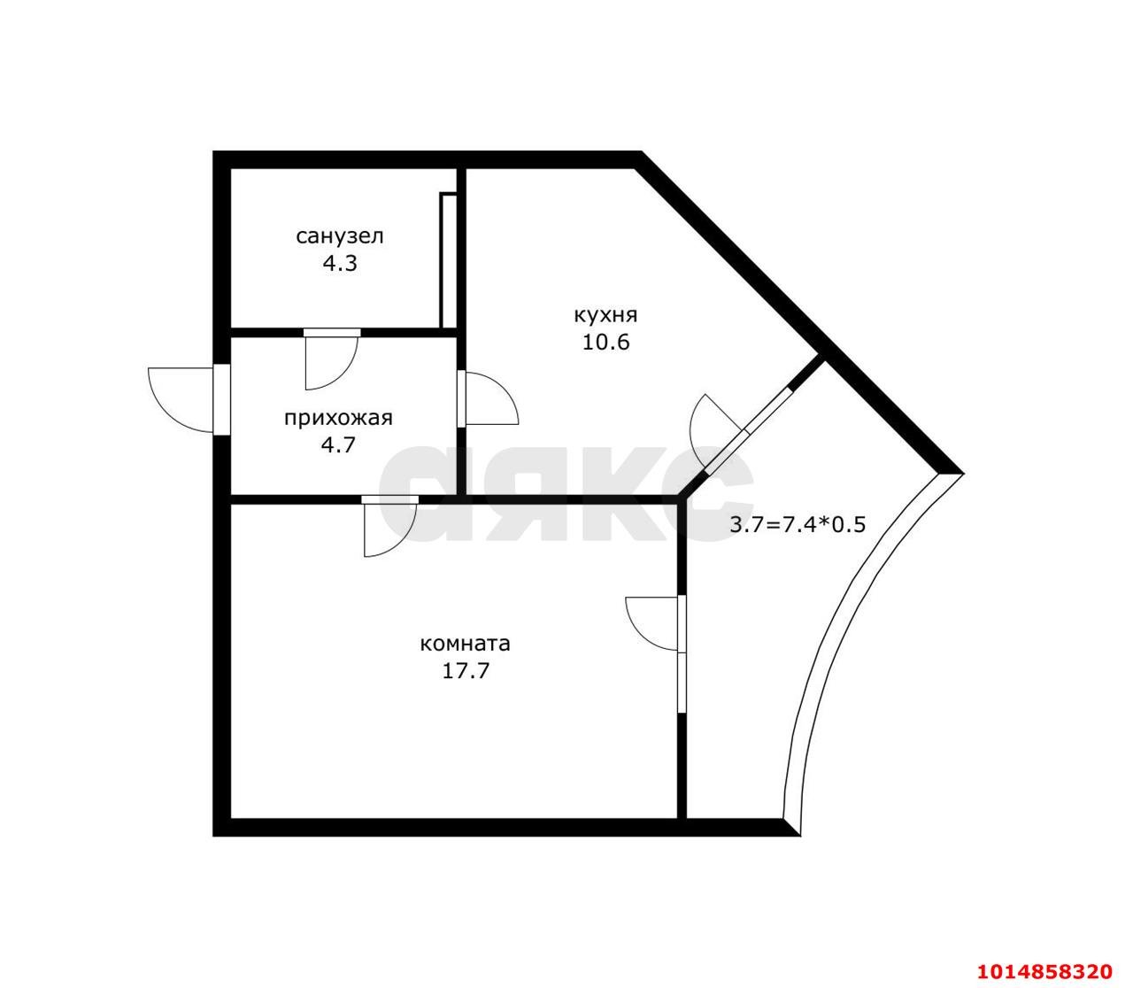 Фото №12: 1-комнатная квартира 42 м² - Краснодар, ЖК Керченский, ул. им. Героя Сарабеева В.И., 5к3