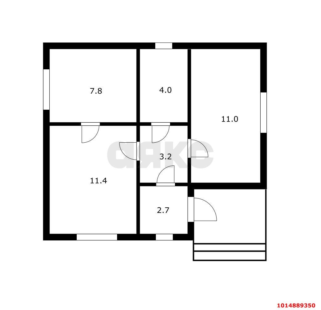 Фото №8: Дом 40 м² + 5 сот. - Джубга, Южный, 39