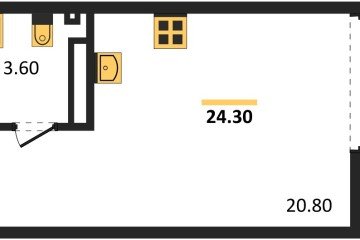 Фото №1: Студия 23 м² - Краснодар, мкр. Парк Победы, 