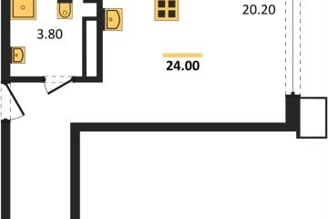 Фото №1: Студия 23 м² - Краснодар, мкр. Парк Победы, 
