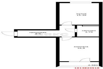 Фото №1: 1-комнатная квартира 46 м² - Южный, мкр. жилой комплекс История, ул. Екатерининская, 1к2