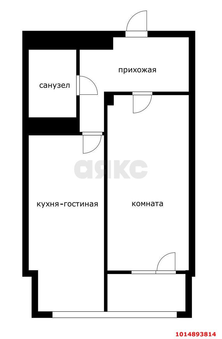 Фото №6: 1-комнатная квартира 48 м² - Краснодар, жилой комплекс Элегант, ул. Старокубанская, 139