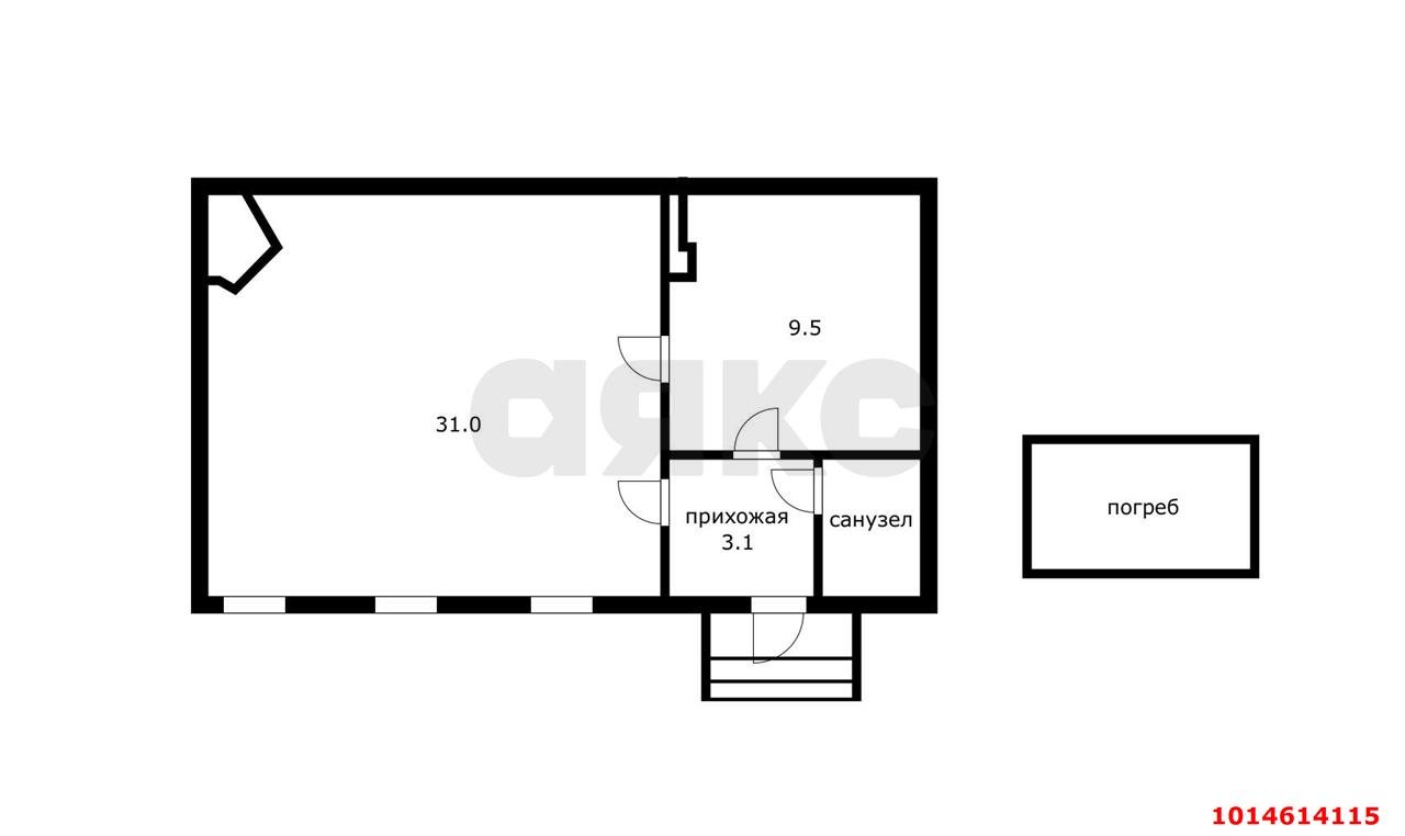 Фото №2: 2-комнатная квартира 45 м² - Краснодар, Центральный, ул. Октябрьская, 44