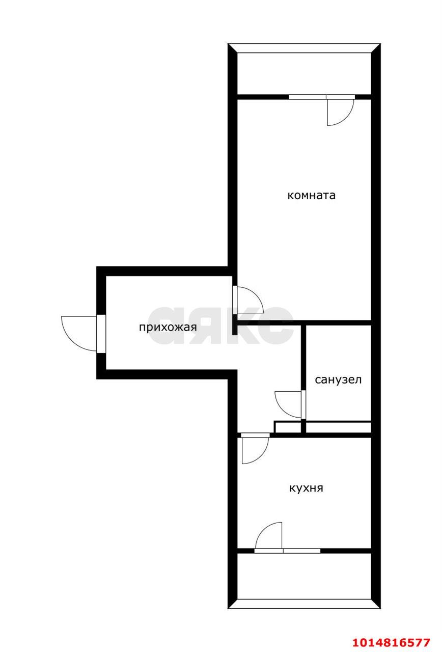 Фото №16: 1-комнатная квартира 46 м² - Краснодар, Восточно-Кругликовский, ул. Героя А.А. Аверкиева, 26
