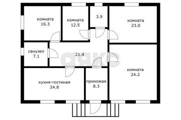 Фото №1: Дом <span class="whitespace-nowrap">154 м²</span>, <span class="whitespace-nowrap">1 эт.</span> - Краснодар, мкр. Фестивальный, ул. Аэродромная, 148