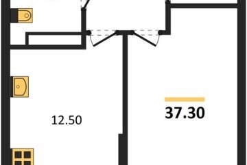 Фото №1: 1-комнатная квартира 37 м² - Краснодар, мкр. Догма Парк, 