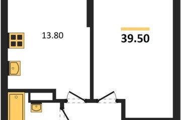 Фото №1: 1-комнатная квартира 39 м² - Краснодар, мкр. Догма Парк, 
