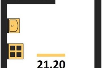 Фото №1: Студия 21 м² - Краснодар, мкр. Догма Парк, ул. Марины Цветаевой, 33