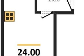 Фото №1: Студия 24 м² - Новая Адыгея, мкр. жилой комплекс Дарград, 