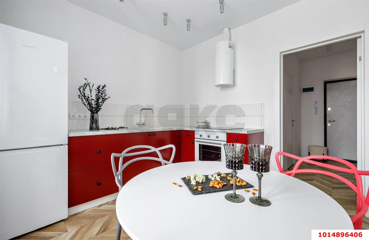 Фото №2: 1-комнатная квартира 39 м² - Краснодар, Карасунский внутригородской округ, мкр. жилой комплекс Фреш