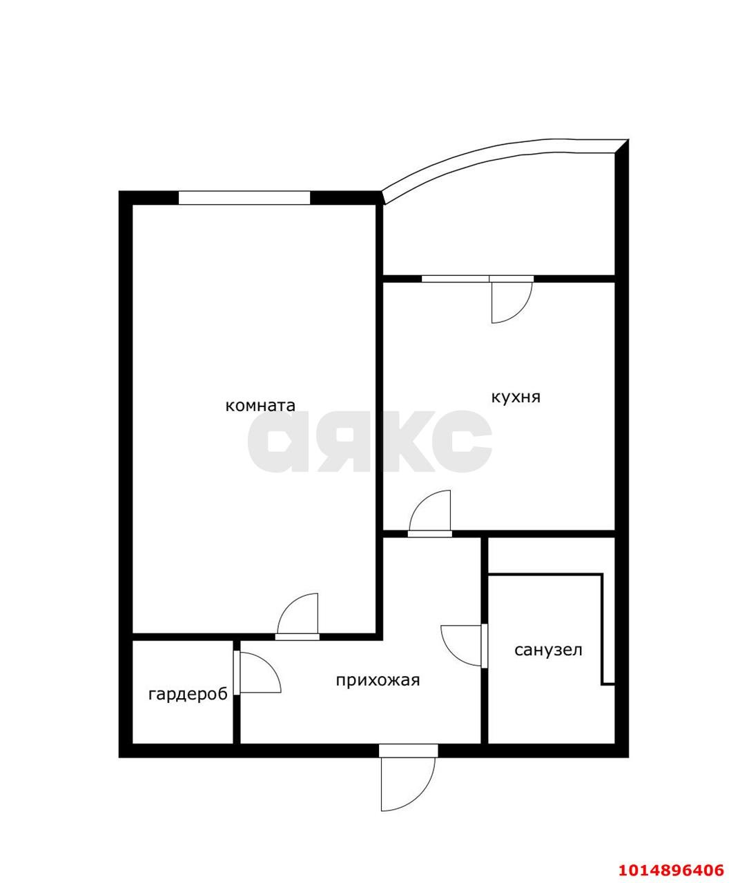 Фото №20: 1-комнатная квартира 39 м² - Краснодар, Карасунский внутригородской округ, мкр. жилой комплекс Фреш