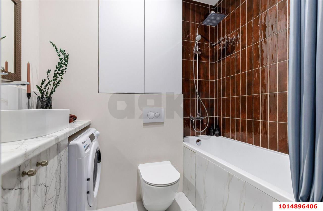 Фото №9: 1-комнатная квартира 39 м² - Краснодар, Карасунский внутригородской округ, мкр. жилой комплекс Фреш