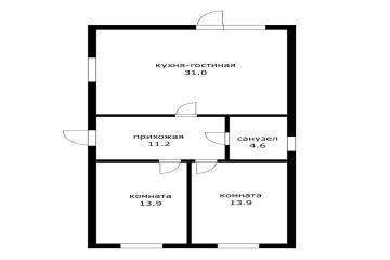 Фото №1: Дом 74 м² - Краснодар, мкр. КП Изумрудный город, ул. имени 9-й Горнострелковой Дивизии, 33