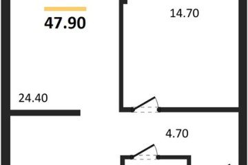 Фото №1: 1-комнатная квартира 47 м² - Краснодар, мкр. Прикубанский внутригородской округ, ул. Марины Цветаевой, 34