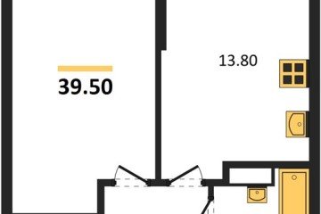 Фото №1: 1-комнатная квартира 39 м² - Краснодар, мкр. Прикубанский внутригородской округ, ул. Марины Цветаевой, 34
