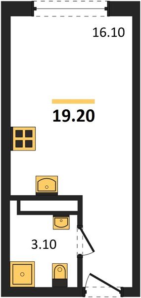 Фото №1: Студия 19 м² - Краснодар, Догма Парк, мкр. Прикубанский внутригородской округ, ул. Марины Цветаевой, 34