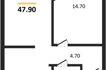 Фото №1: 1-комнатная квартира 47 м² - Краснодар, мкр. Прикубанский внутригородской округ, ул. Марины Цветаевой, 34