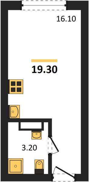Фото №1: Студия 19 м² - Краснодар, Догма Парк, мкр. Прикубанский внутригородской округ, ул. Марины Цветаевой, 34