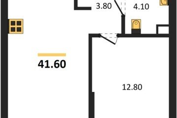 Фото №1: 1-комнатная квартира 41 м² - Краснодар, мкр. Прикубанский внутригородской округ, ул. Марины Цветаевой, 34
