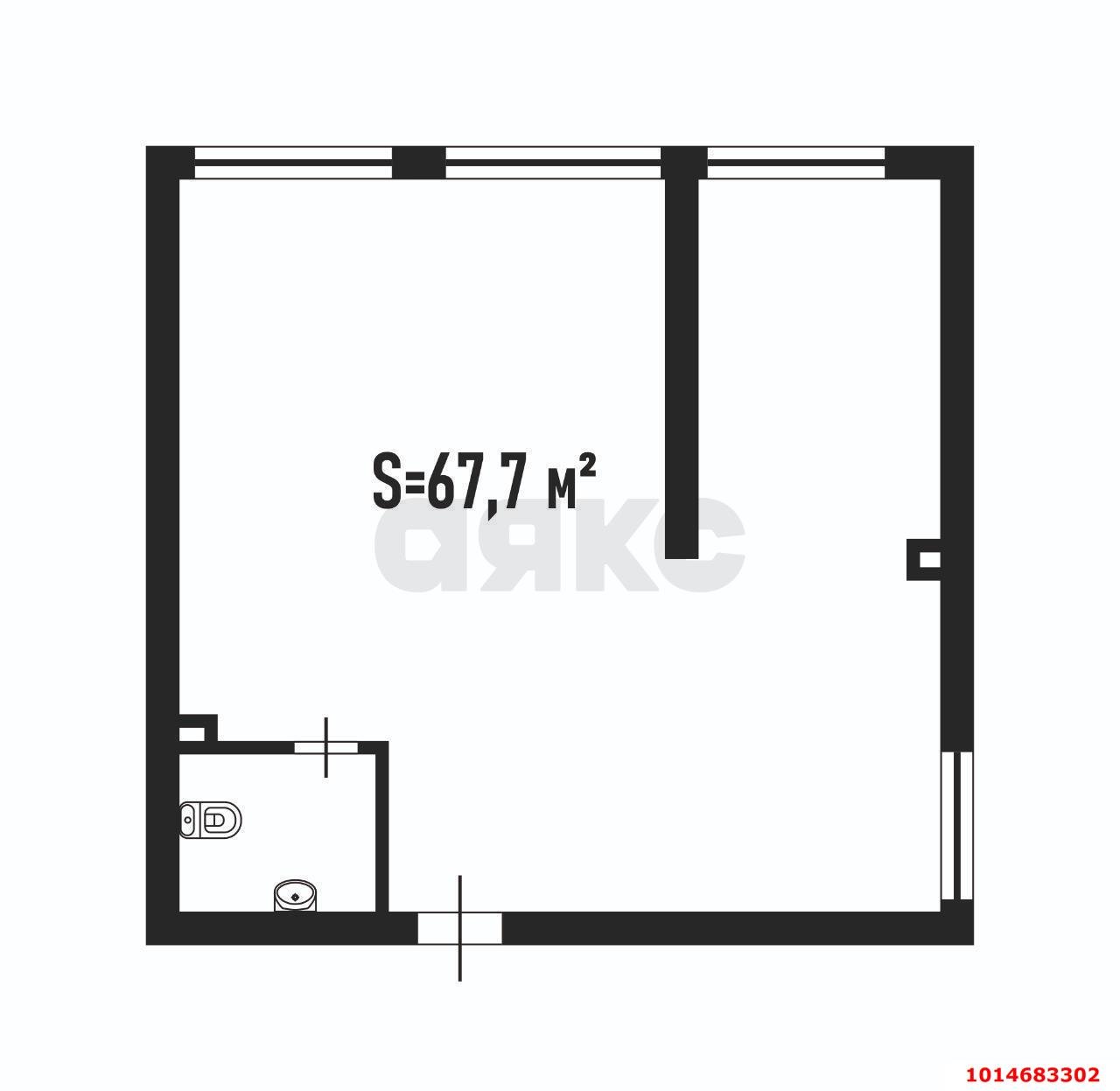 Фото №2: Коммерция 67 м² - Краснодар, Прикубанский внутригородской округ, жилой комплекс Приоритет, жилой комплекс Мозаика, ж/м имени Демьяна Бедного, ул. Степная, 1/1