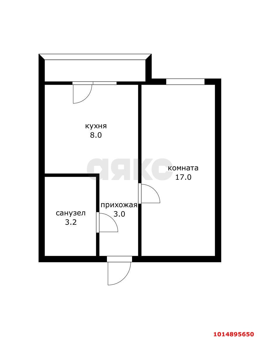 Фото №14: 1-комнатная квартира 34 м² - Краснодар, пер. Гаражный, 12/2