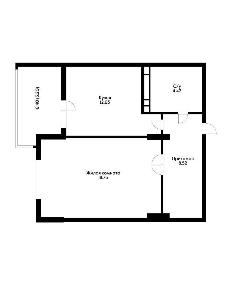 Фото №17: 1-комнатная квартира 50 м² - Краснодар, ЖК Аврора, Западный внутригородской округ, мкр. жилой комплекс Аврора, ул. имени Дзержинского, 95