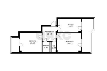 Фото №1: 2-комнатная квартира 70 м² - Краснодар, мкр. Кожзавод, ул. Минская, 122/6
