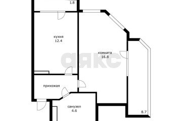 Фото №2: 1-комнатная квартира 43 м² - Краснодар, мкр. жилой комплекс Зеленодар, ул. Садовое Кольцо, 3
