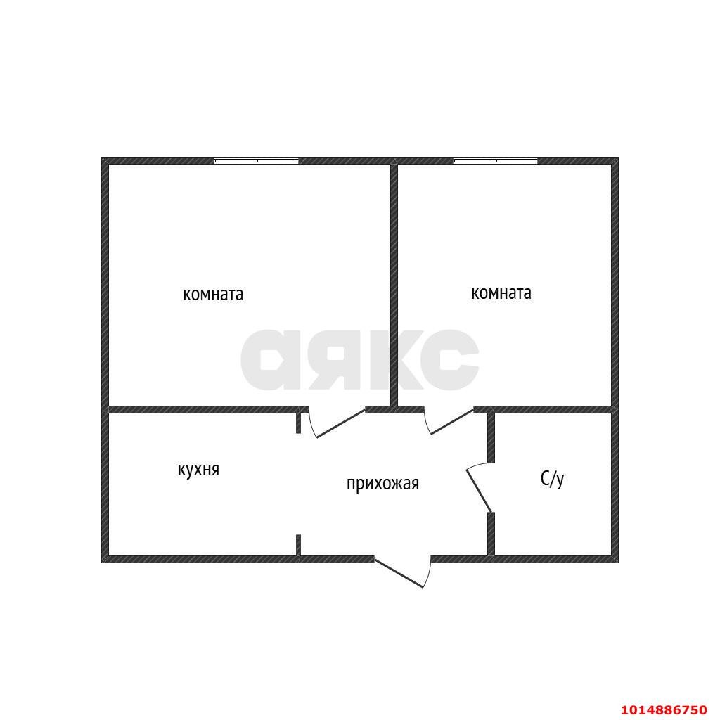 Фото №16: 2-комнатная квартира 42 м² - Краснодар, Завод Радиоизмерительных Приборов, ул. 1 Мая, 430/2