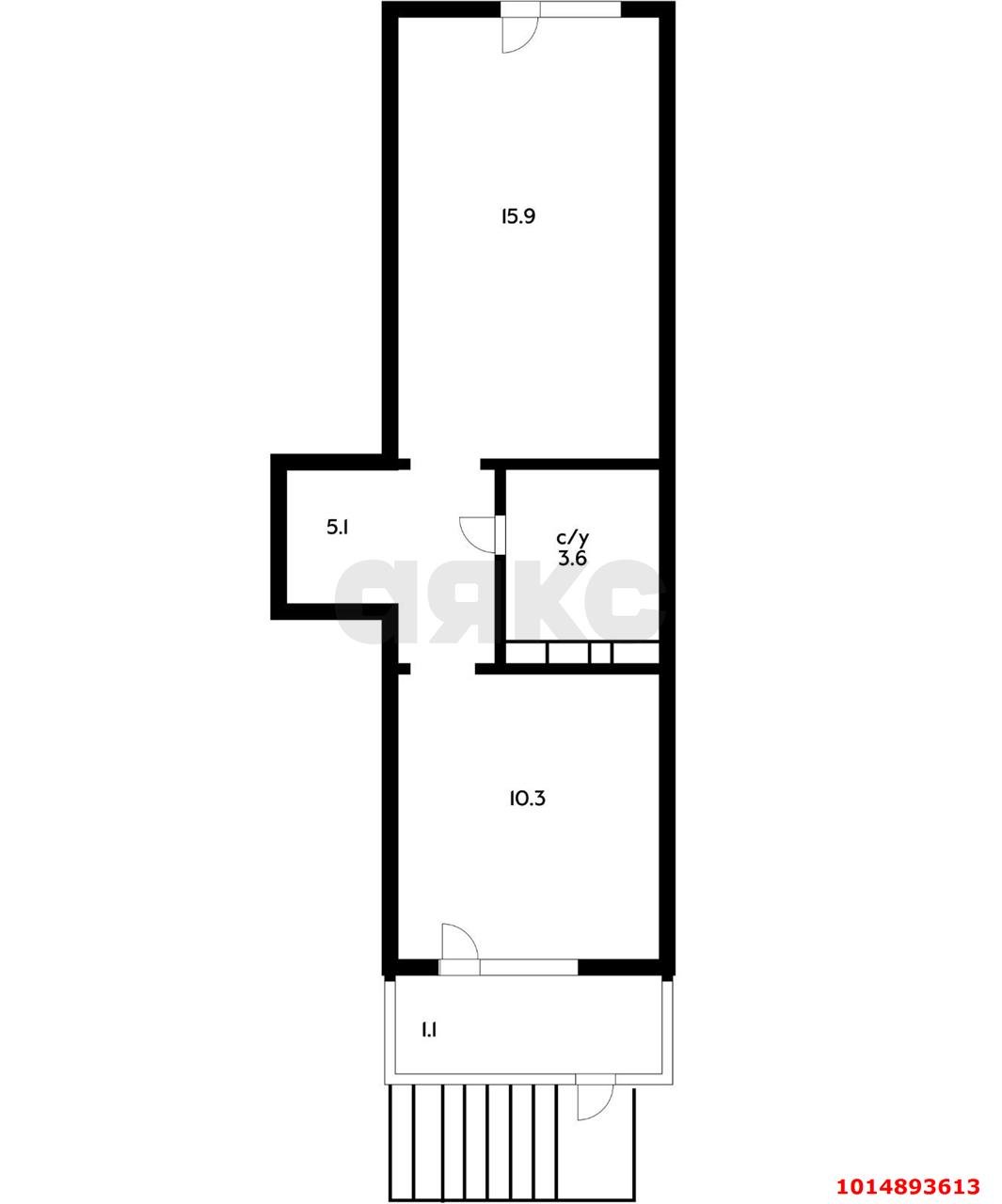 Фото №7: Торговое помещение 39 м² - Краснодар, Прикубанский внутригородской округ, ул. имени В.М. Комарова