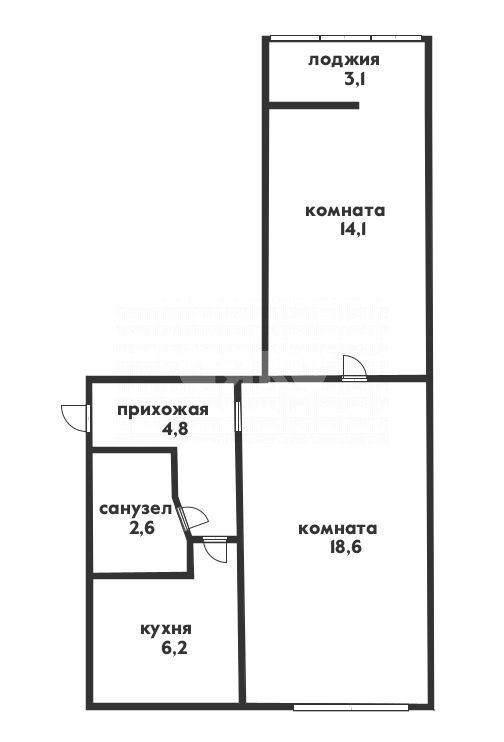 Фото №20: 2-комнатная квартира 51 м² - Геленджик, ул. Островского, 122А