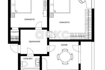 Фото №1: 2-комнатная квартира 49 м² - Краснодар, мкр. жилой комплекс Самолёт-4, ул. Константина Гондаря, 103