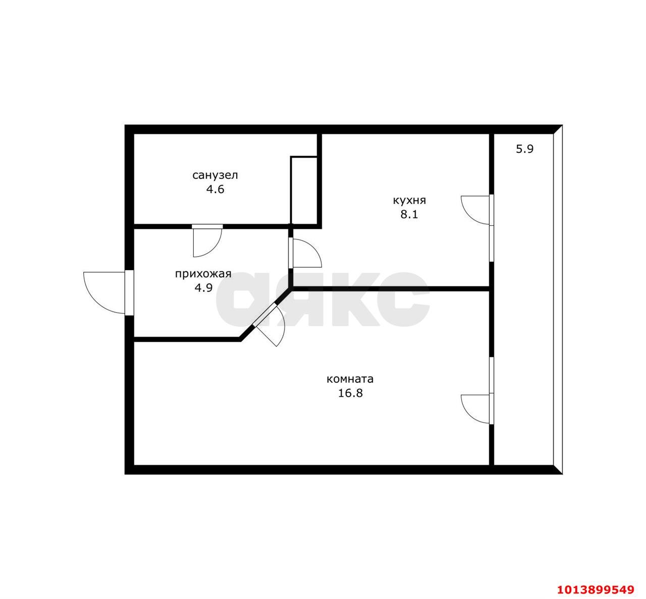 Фото №3: 1-комнатная квартира 34 м² - Краснодар, жилой комплекс Зеленодар, ул. 3-я Трудовая, 1/3