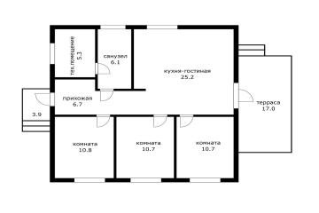 Фото №3: Дом 113 м² - Анастасиевская, ул. Петроградская, 29