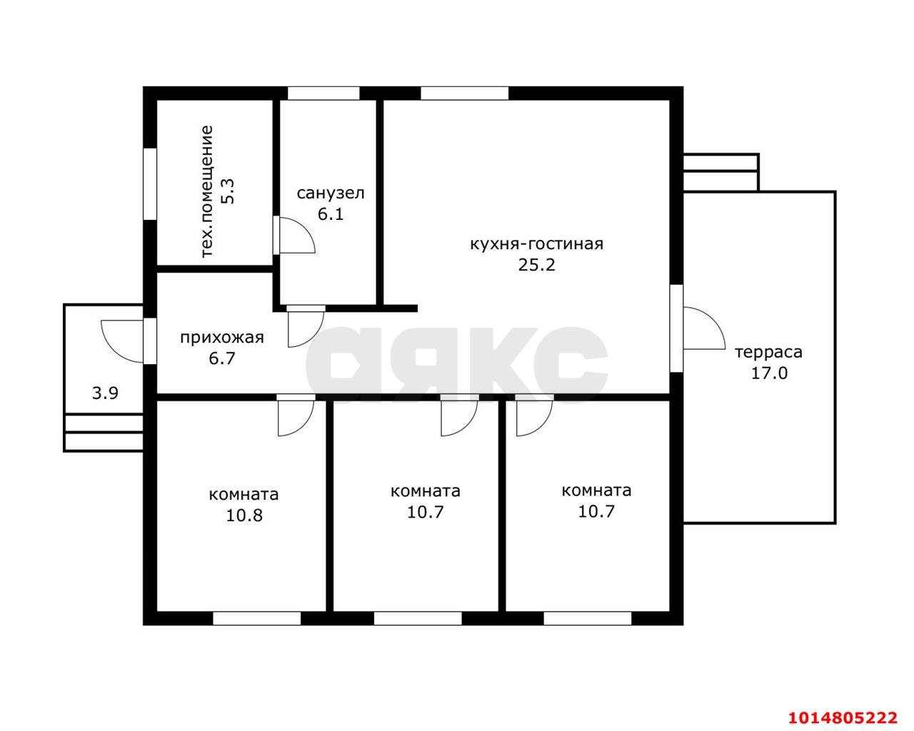 Фото №3: Дом 113 м² + 5 сот. - Анастасиевская, ул. Петроградская, 29